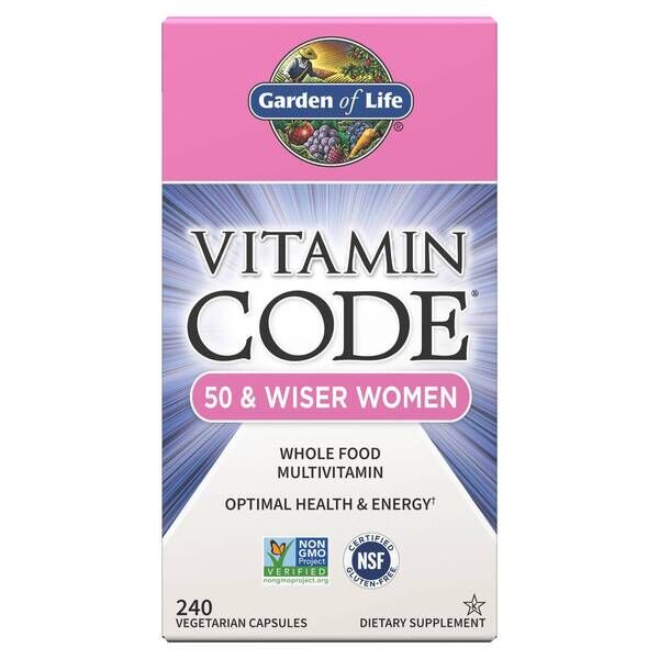 Vitamin Code 50 & Wiser Women – 240 vcaps – Viking Supplements