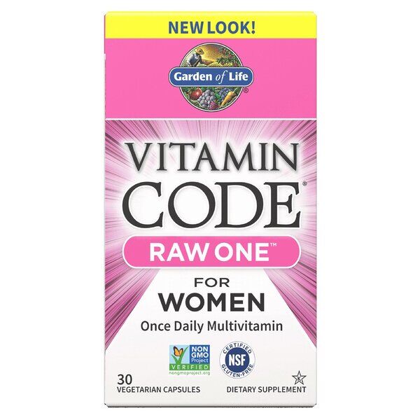 Vitamin Code RAW ONE til kvinder – 30 vcaps – Viking Supplements