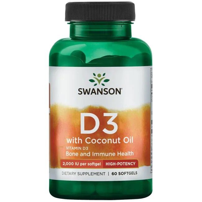 D-3-vitamin med kokosolie