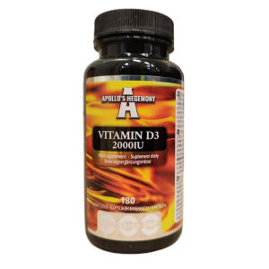 D3-vitamin 2000 IU – 180 bløde kapsler – Viking Supplements