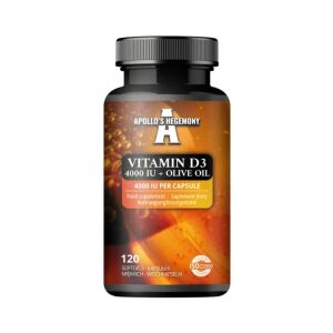 D3-vitamin 4000 IU + olivenolie – 120 bløde kapsler – Viking Supplements