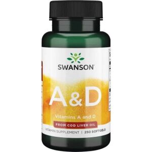 Vitamin A og D – 250 bløde kapsler – Viking Supplements