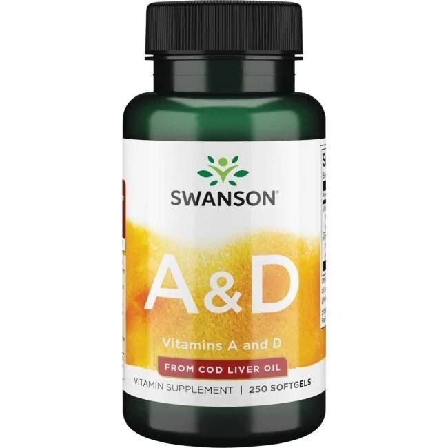 Vitamin A og D – 250 bløde kapsler – Viking Supplements