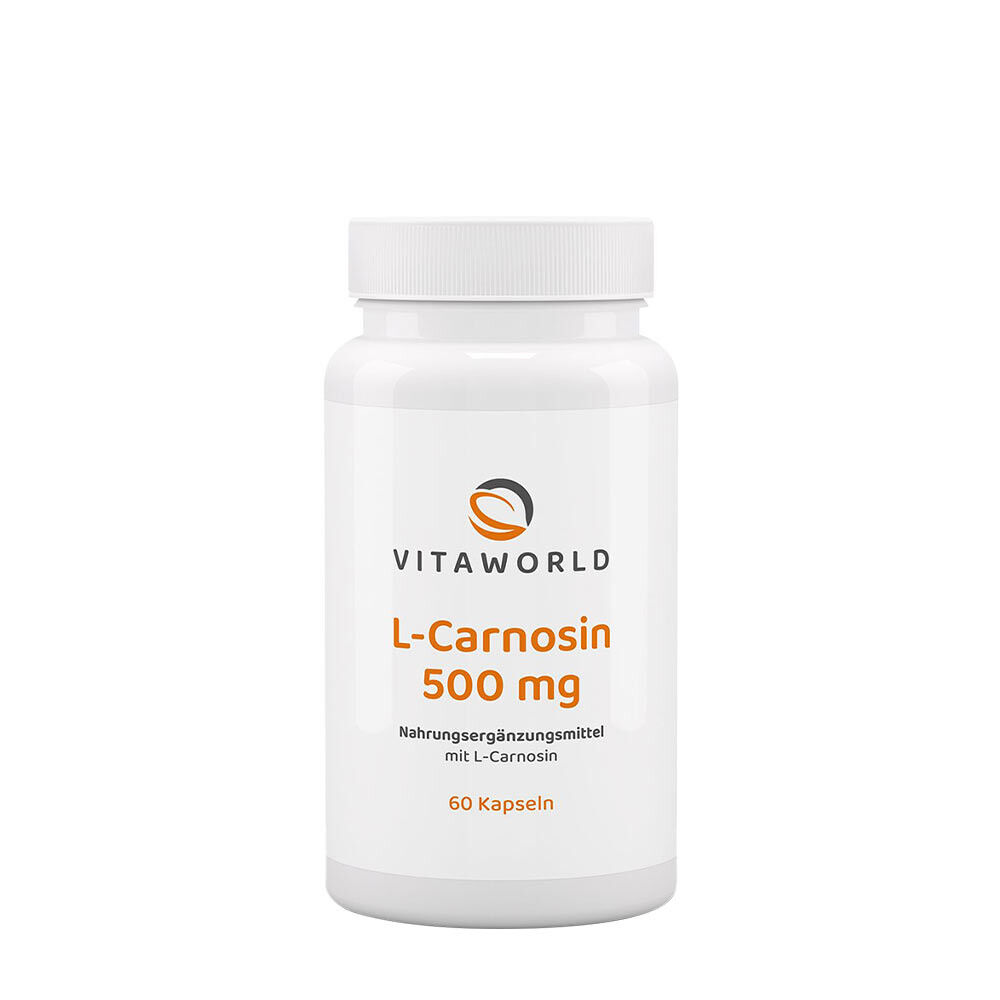 Vitaworld Carnosin 500 mg (60 kapsler) - Viking Supplements