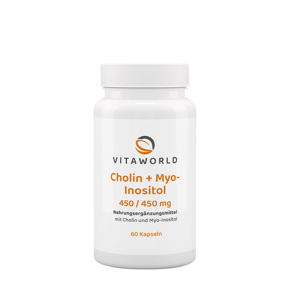 Vitaworld Cholin + Inositol 450/450 mg (60 kapsler) - Viking Supplements