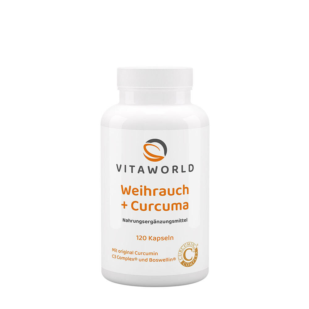 Vitaworld Frankincense + Curcuma (120 kapsler) - Viking Supplements