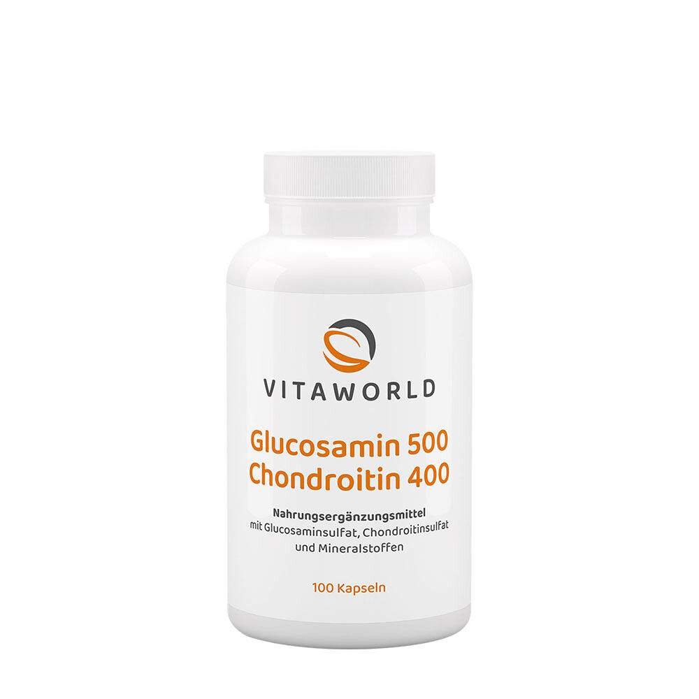 Vitaworld Glucosamin 500 + Kondroitin 400 (100 kapsler) - Viking Supplements