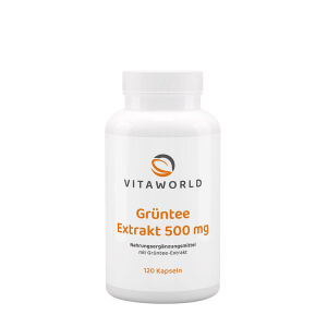 Vitaworld Grøn te-ekstrakt 500 mg (120 kapsler) - Viking Supplements