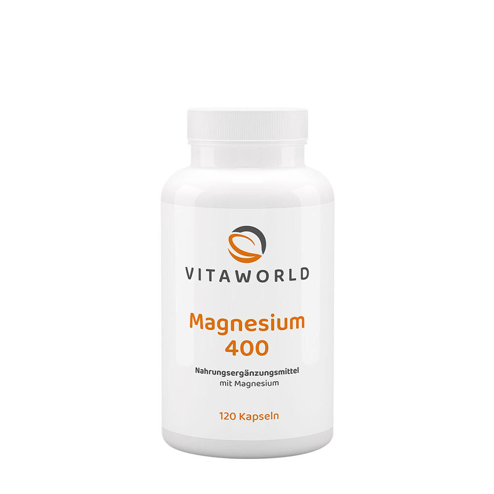 Vitaworld Magnesium 400 (120 kapsler) - Viking Supplements