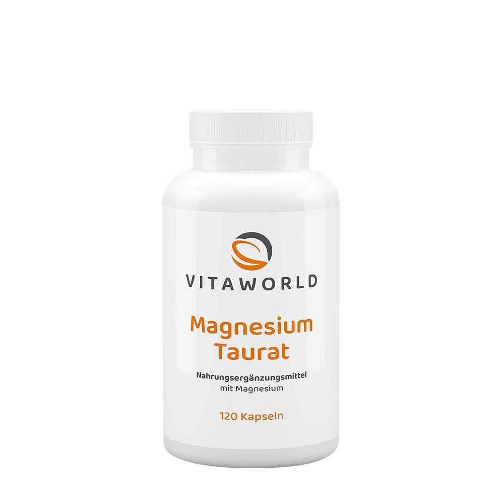 Vitaworld Magnesiumtaurat (120 kapsler) - Viking Supplements