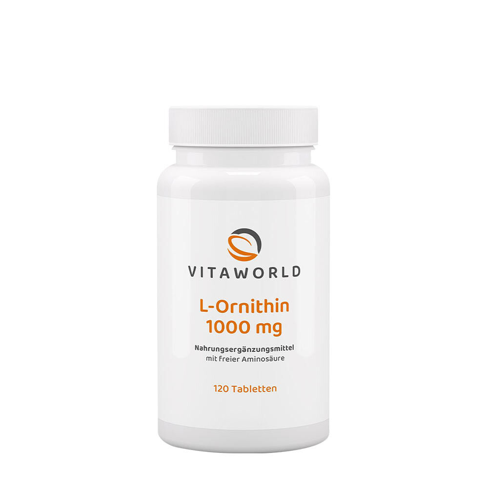 Vitaworld Ornitin 1000 mg (120 tabletter) - Viking Supplements