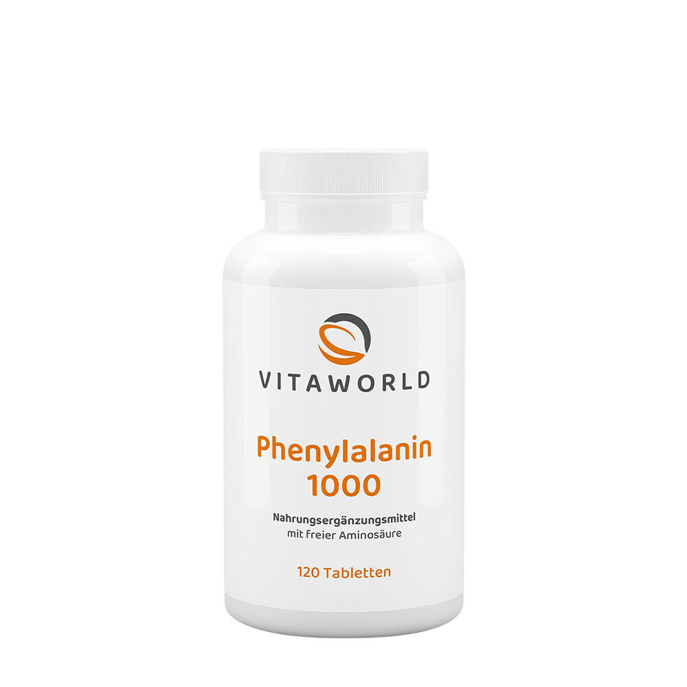 Vitaworld Fenylalanin 1000 mg (120 tabletter) - Viking Supplements