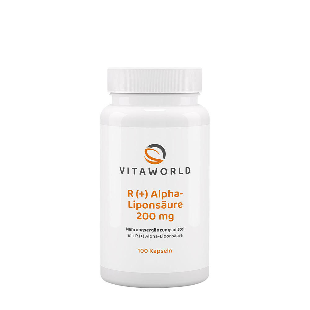 Vitaworld R (+) alfa-liposyre 200 mg (100 kapsler) - Viking Supplements
