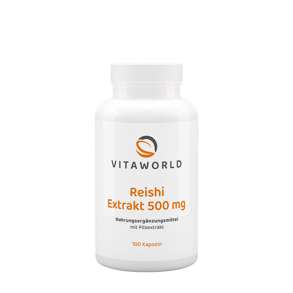 Vitaworld Reishi-ekstrakt 500 mg (100 kapsler) - Viking Supplements