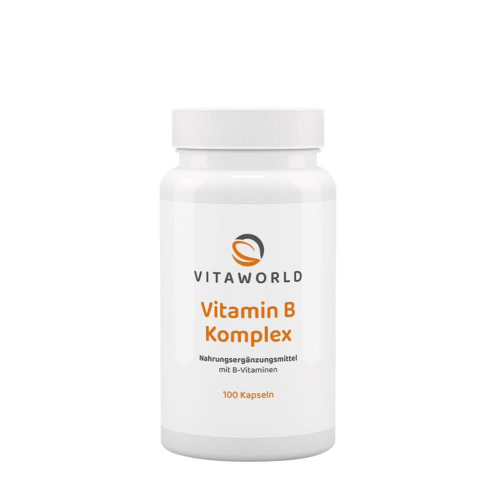 Vitaworld Vitamin B-kompleks (100 kapsler) - Viking Supplements