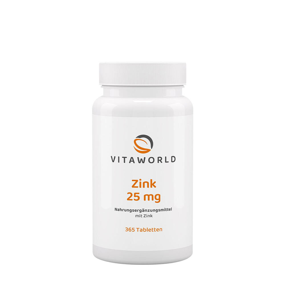 Vitaworld Zink 25 mg (365 tabletter)