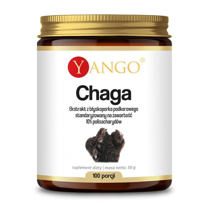 YANGO Chaga extract - 10% polysaccharides (50 g) - Viking Supplements