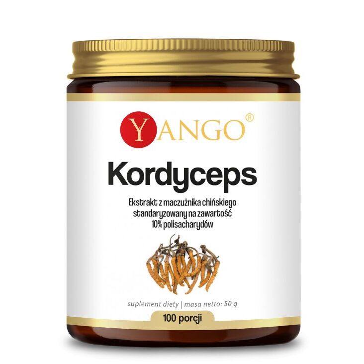 YANGO Cordyceps-ekstrakt – 10%-polysaccharider (50 g) – Viking Supplements