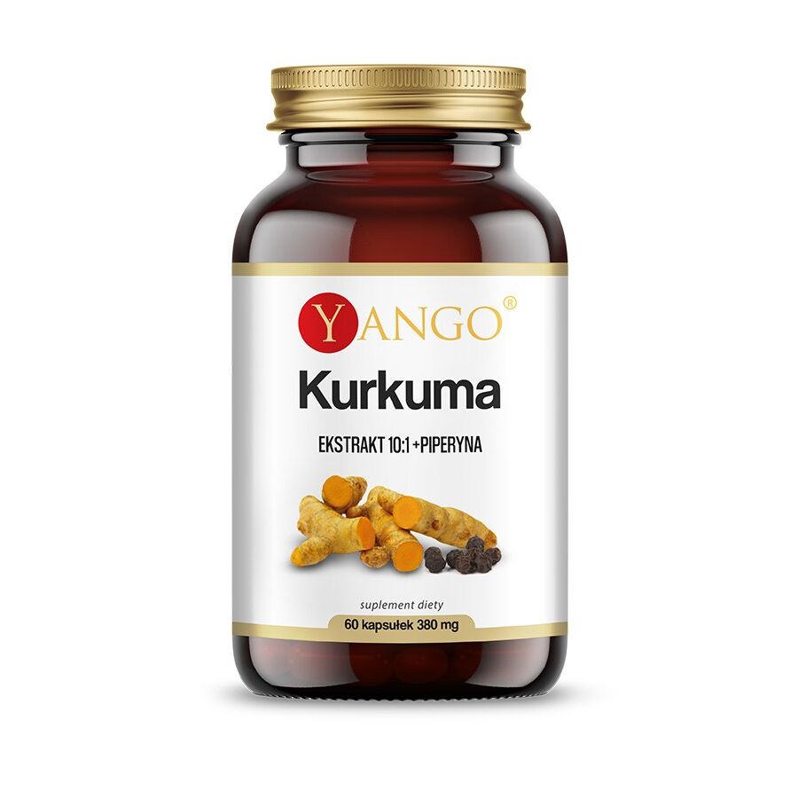 YANGO Curcuma – ekstrakt med piperin (60 kapsler) – Viking Supplements