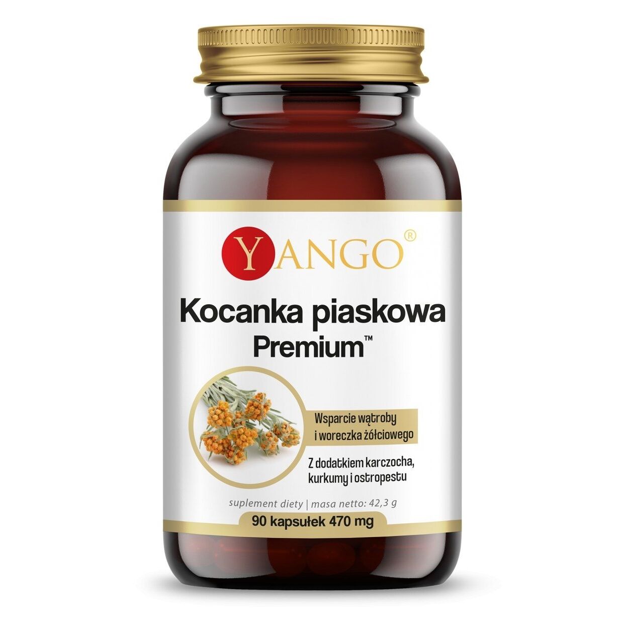 YANGO Helichrysum arenarium Premium (90 kapsler) - Viking Supplements