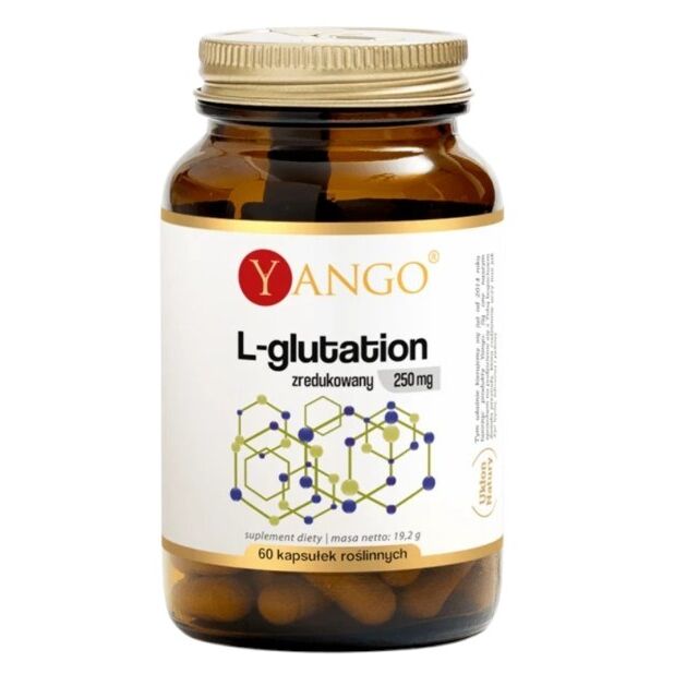 YANGO L-glutathion, reduceret (60 kapsler) – Viking Supplements