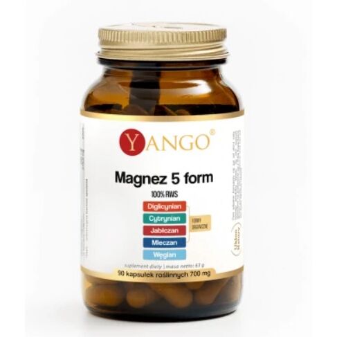 YANGO Magnesium 5 Form (90 kapsler) - Viking Supplements