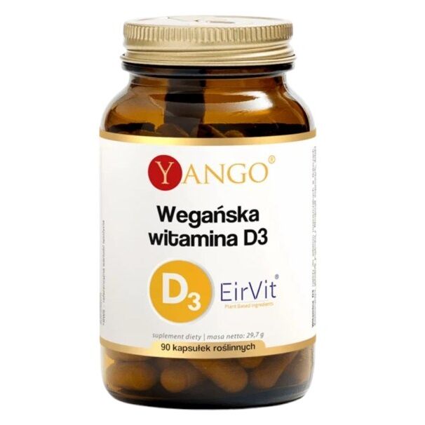 YANGO Vegansk D3-vitamin (90 kapsler) - Viking Supplements